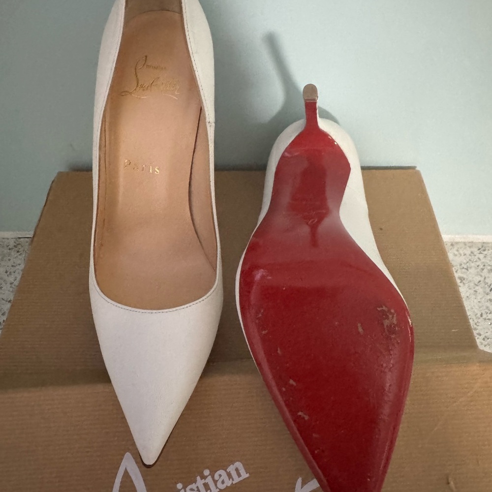 Elegant White High Heels - Picture 6 of 13